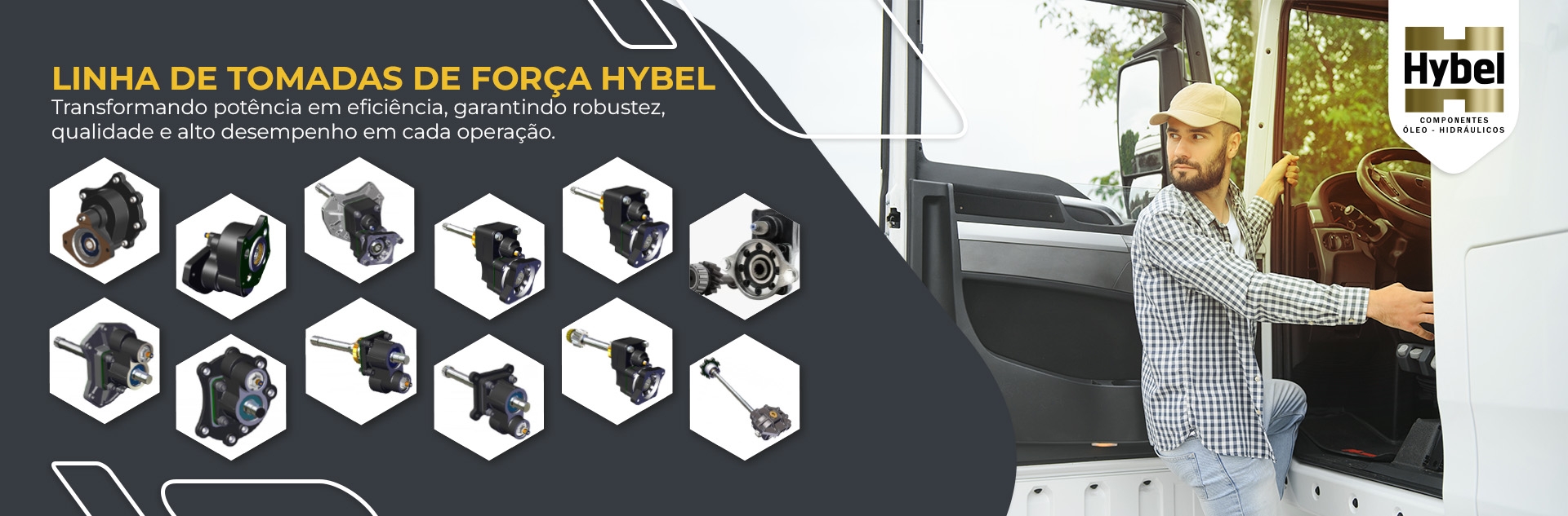 Tomadas de Força Hybel